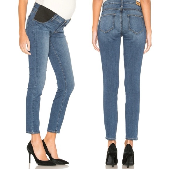 PAIGE - Verdugo Ankle Maternity Skinny Jeans - Picture 1 of 7
